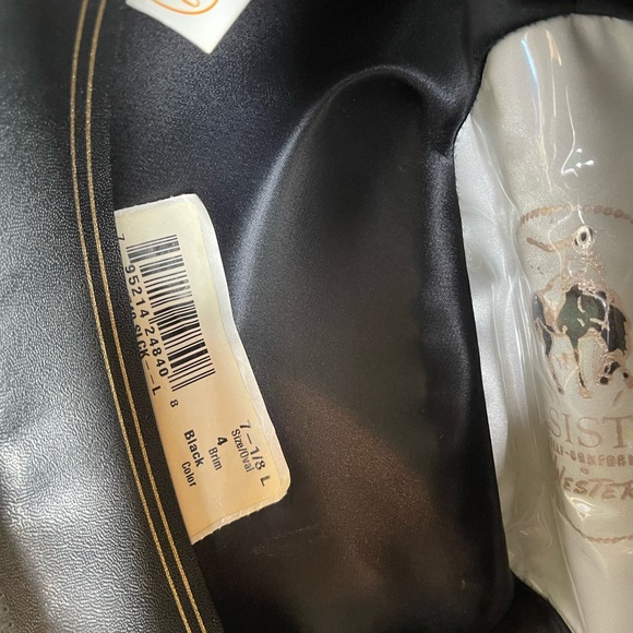 Resistol Black 4in Brim Cowboy Hat - Picture 6 of 8